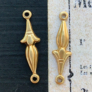 raw brass stamping finding for jewelry making