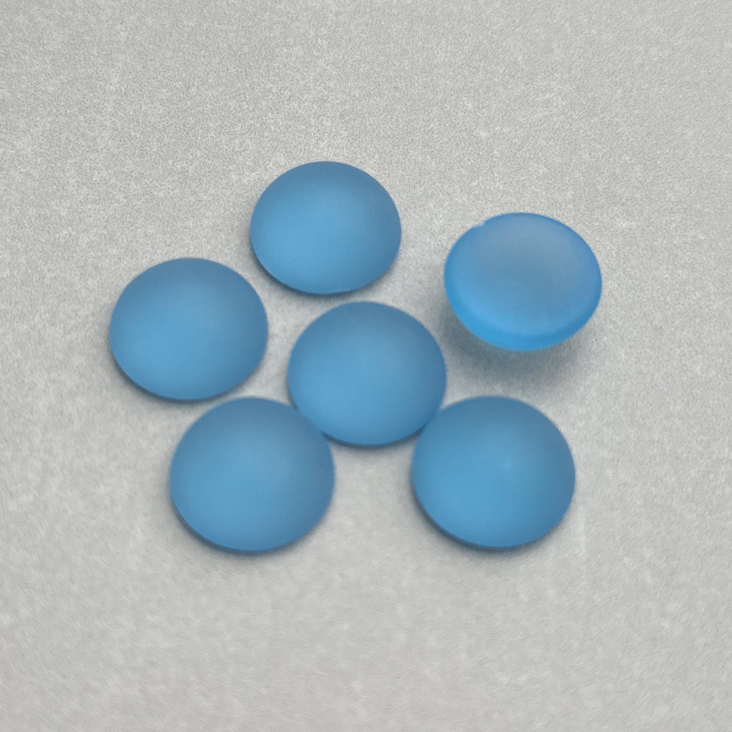 glass cabochon in blue for jewelry making