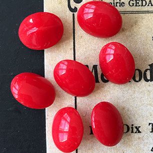 glass rhinestone in red for jewelry making