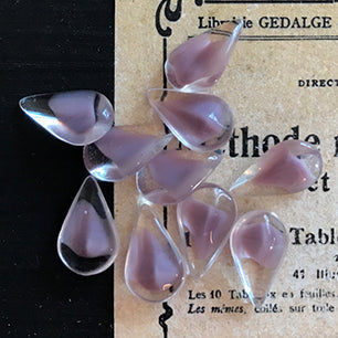 pear-shaped glass rhinestone for jewelry making