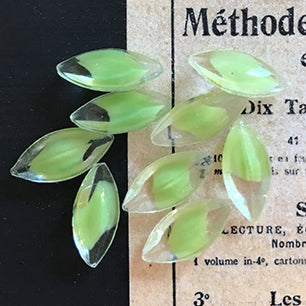 glass rhinestone in green for jewelry making