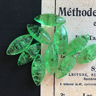 glass rhinestone in green for jewelry making