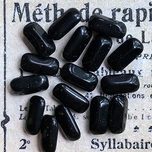 glass rhinestone in black for jewelry making