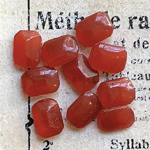 glass rhinestone in red for jewelry making