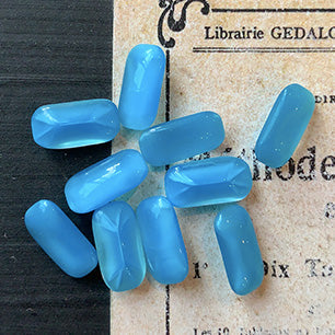 glass rhinestone in blue for jewelry making