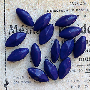 glass rhinestone in navy for jewelry making