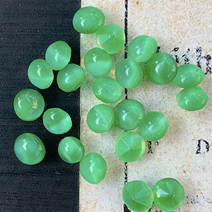 glass rhinestone in green for jewelry making