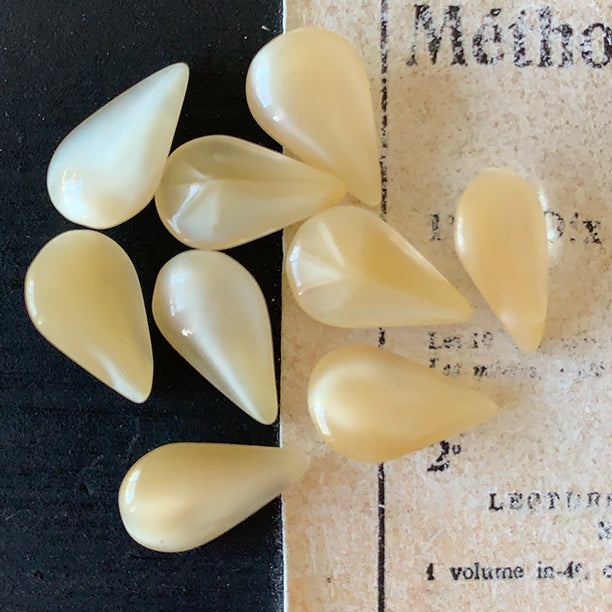 pear-shaped glass rhinestone for jewelry making