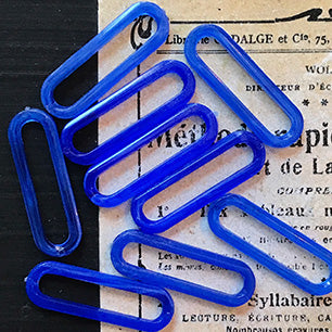 VPL-5986 25x8 West German Vintage Acrylic Connector Blue