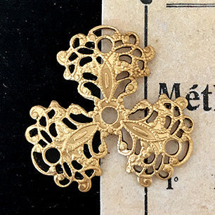 raw brass stamping finding for jewelry making