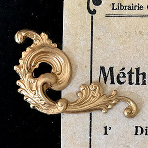 raw brass stamping finding for jewelry making