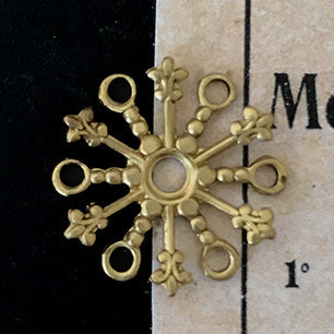 raw brass stamping finding for jewelry making