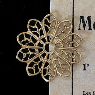 raw brass stamping finding for jewelry making