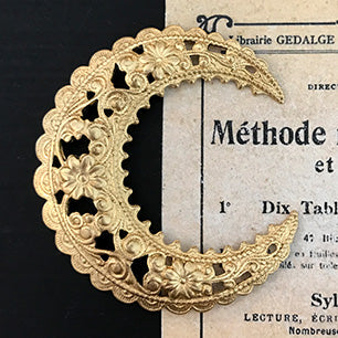 raw brass stamping finding for jewelry making