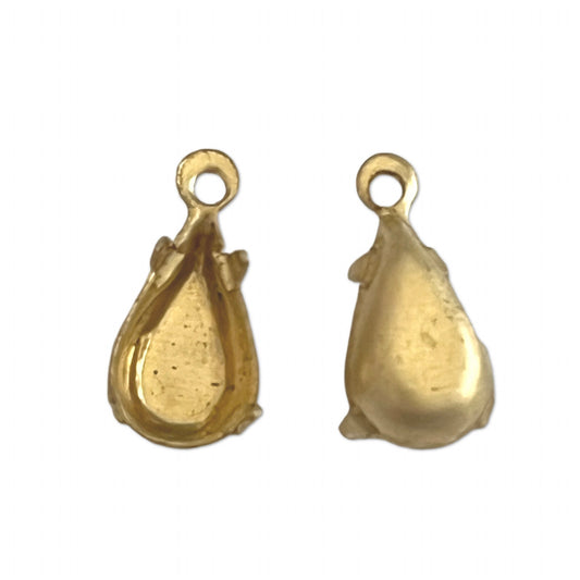 pear-shaped glass rhinestone for jewelry making