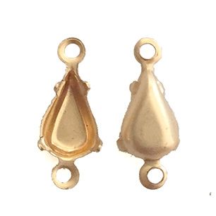 pear-shaped glass rhinestone for jewelry making