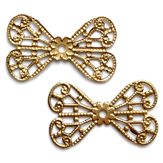 raw brass stamping finding for jewelry making