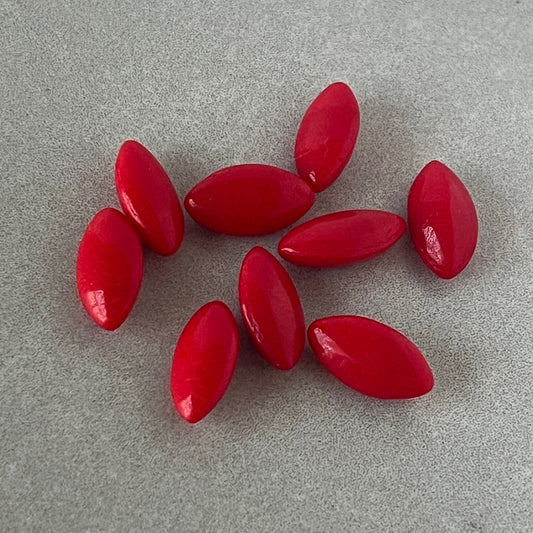 glass rhinestone in red for jewelry making