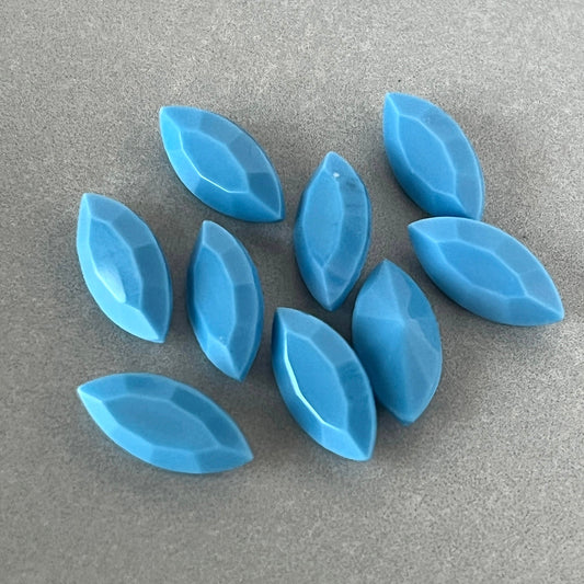 glass rhinestone in blue for jewelry making