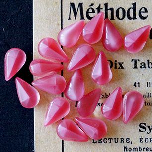 pear-shaped glass rhinestone for jewelry making