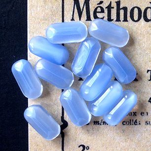 glass rhinestone in blue for jewelry making