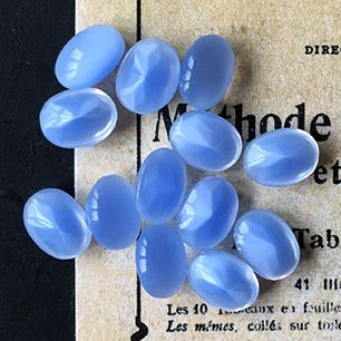 glass rhinestone in blue for jewelry making