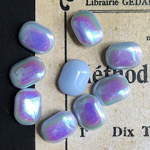 glass rhinestone in blue for jewelry making