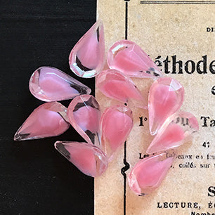 pear-shaped glass rhinestone for jewelry making