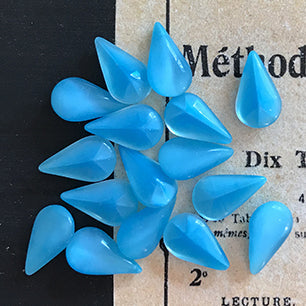 pear-shaped glass rhinestone for jewelry making