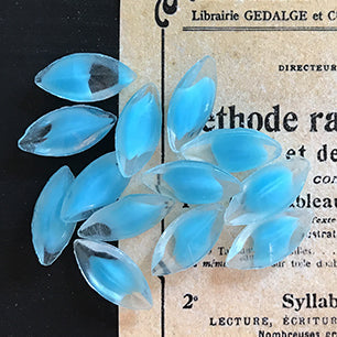 glass rhinestone in blue for jewelry making