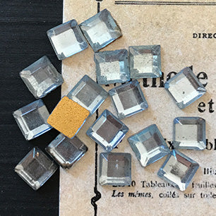 glass cabochon in blue for jewelry making