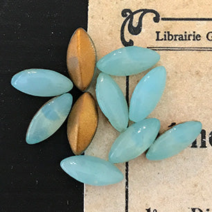 glass rhinestone in blue for jewelry making