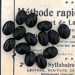 glass rhinestone in black for jewelry making