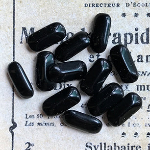 glass rhinestone in black for jewelry making