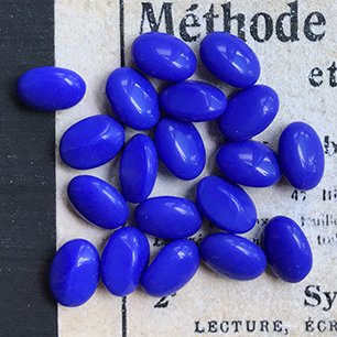 glass rhinestone in blue for jewelry making