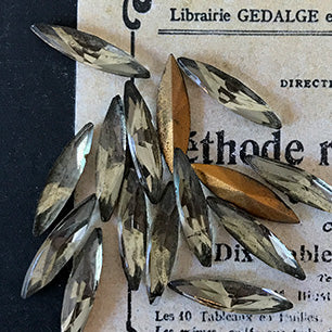 glass rhinestone in black for jewelry making