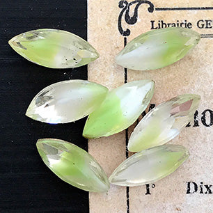glass rhinestone in green for jewelry making
