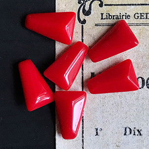 glass rhinestone in red for jewelry making