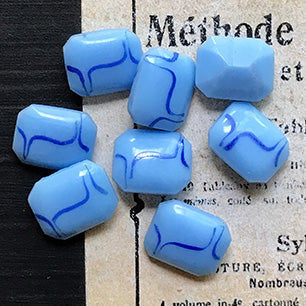 glass rhinestone in blue for jewelry making