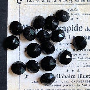 glass rhinestone in black for jewelry making