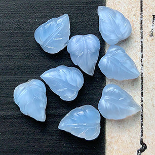 glass cabochon in blue for jewelry making