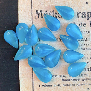 pear-shaped glass rhinestone for jewelry making