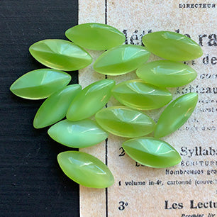 glass rhinestone in green for jewelry making