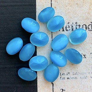 glass rhinestone in blue for jewelry making