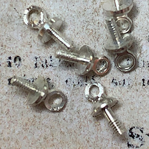 Vintage Silver Plated eye peg VP-7422