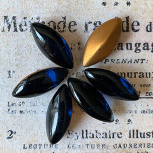 glass rhinestone in blue for jewelry making
