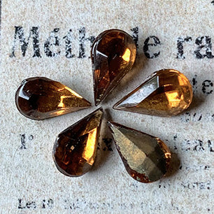 pear-shaped glass rhinestone for jewelry making