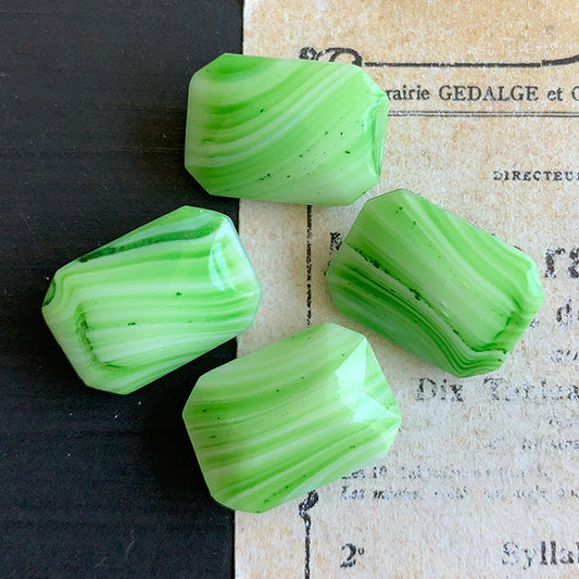 glass rhinestone in green for jewelry making