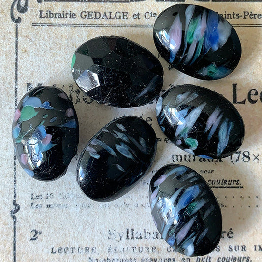 glass rhinestone in black for jewelry making