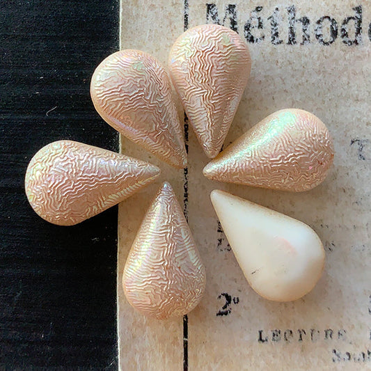 VP-8311 13x8 ドイツ ヴィンテージ ラインストーン オーロラ ペア